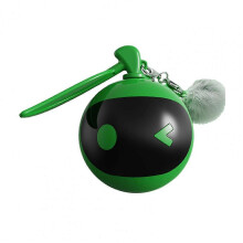 (Green) Usb Charging Cat Toy with Voice Feature Self-rolling Ball Toy for Cats Dogs with Chirping Sound Rechargeable for Pets for Cats