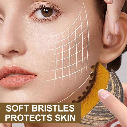 Lymphatic Contour Face Brush, Lymphatic Drainage Massager 1