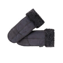 (One Size, Stone) Nordvek Women's 100% Genuine Sheepskin Mittens with Turn-Back Cuff #308-100 - Quality Winter Warmth for Your Fingers