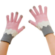(10) Fashion Knit Gloves For Women Girl Windproof Screentouch Design Gloves Handwear for Cycling Commuting Cold Weather Multicolor