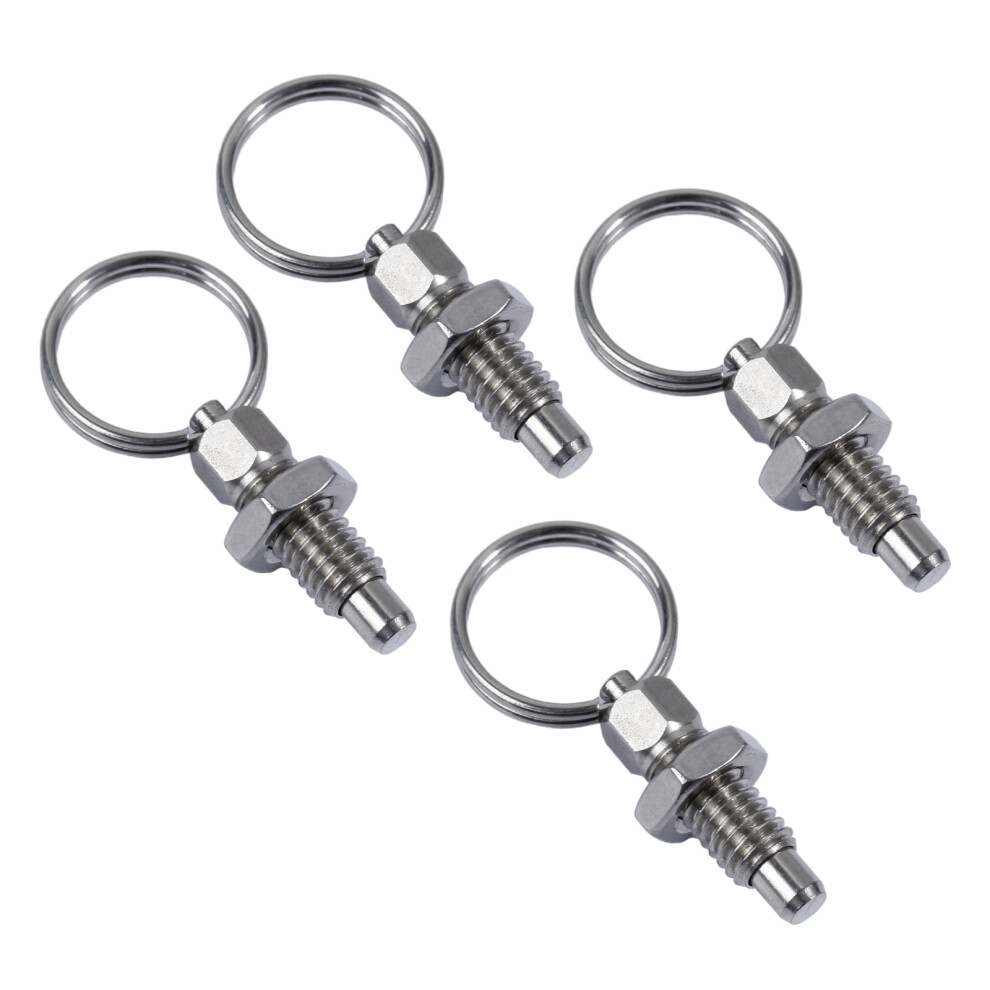 4 Pcs Stainless Spring Loaded Plunger Hand Retractable Spring 7732000588297