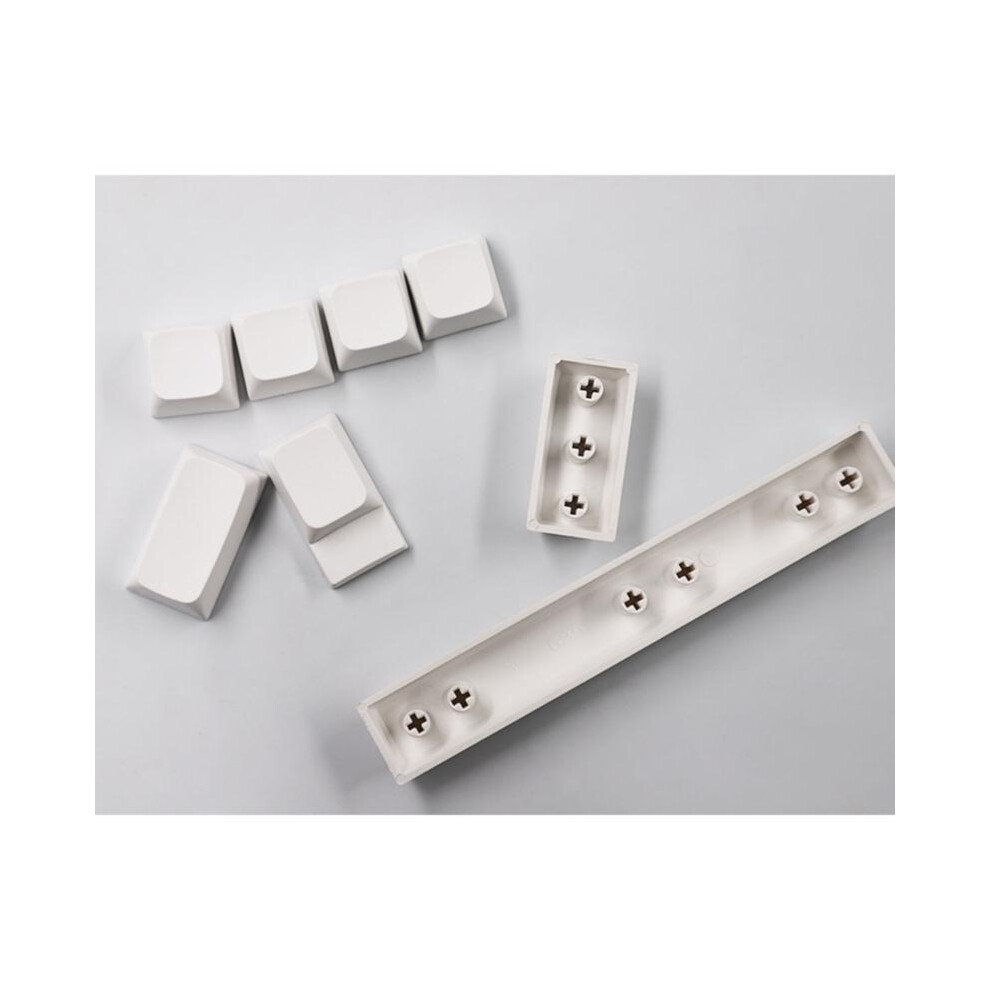 Minimalistic Blank Keycaps Xda Profile For Mechanical Keyboard 108 104 100 White 6935161525052