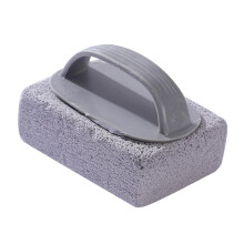 Pool Pumice Stone with Handle for Pool Tile Cleaner, AbrasionResistant Stain Removal Block