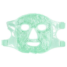 (Green) Full Face Massage Ice Mask Hot Cold Compress Gel Cooling Ice Face Eye Mask Facial Mask Face Eye Mask Ice Pack Sleeping Face SPA