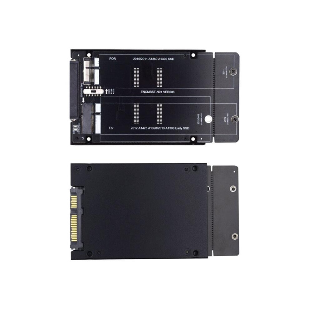 2.5Inch Satas 22Pin To 2010 2011 2010 2011 2012 Air Ssds 12 6Pin 17 7Pin A1425 A1398 Mc975 Mc976 Case Enclosure 6935161523294