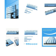 Farbige PBT-Tastenkappen, seitliche Gravur-Tastenkappen für mechanische Tastaturnutzer, die den Computer personalisieren