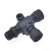 3 Way NMEA 2000 Marine T Connector IP67 Waterproof with Secure Locking Thread for SIMRAD Sensors