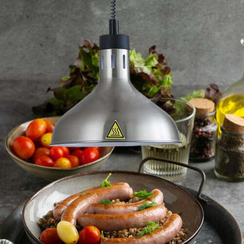 Hanging Retractable Heat Lamp for Food Warming, E27 Compatible 275W Buffet Warming Light, B Model 2
