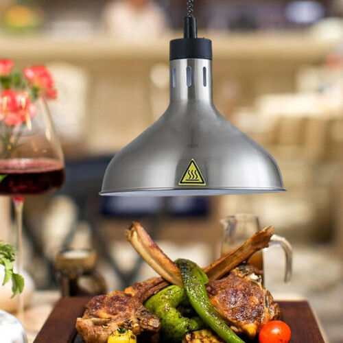 Hanging Retractable Heat Lamp for Food Warming, E27 Compatible 275W Buffet Warming Light, B Model 1