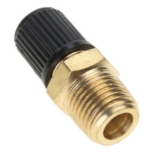 Heavy-Duty Brass Tank Valve for Air Compressors 1/4" MNPT-1/8"