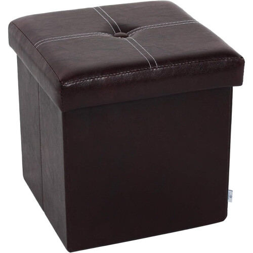 Sophisticated Storage & Seating, Comfortable & Sturdy Ottoman, Foldable for Space Efficiency, Multiple Uses, Elegant Design