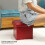 Elegant Storage Solution, Space Saving Foldable Ottoman, Super Sturdy Structure, Comfortable Seating For Any Room, Hidden Storage Space 4