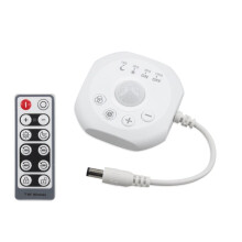 Dimmer PIR Motion Sensor Remote Control 5V 12V 24V 3A for LED Tape Strip Light in Bed Cabinet Garage Corridor