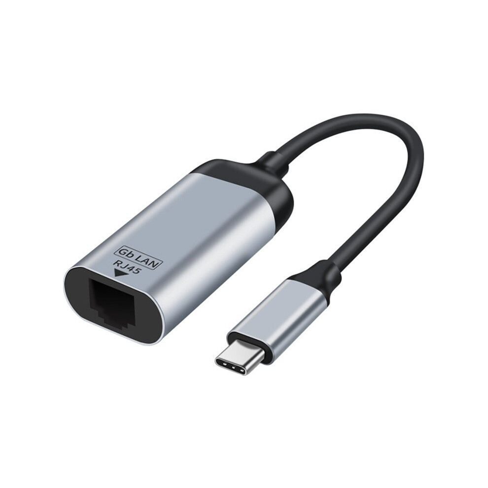 Usb Type C 3.1 Rj45 Lan Ethernet Converter Adapter Usbc To 1000M Gigabit External Wired Network For Win 7/8/10 4713156905094