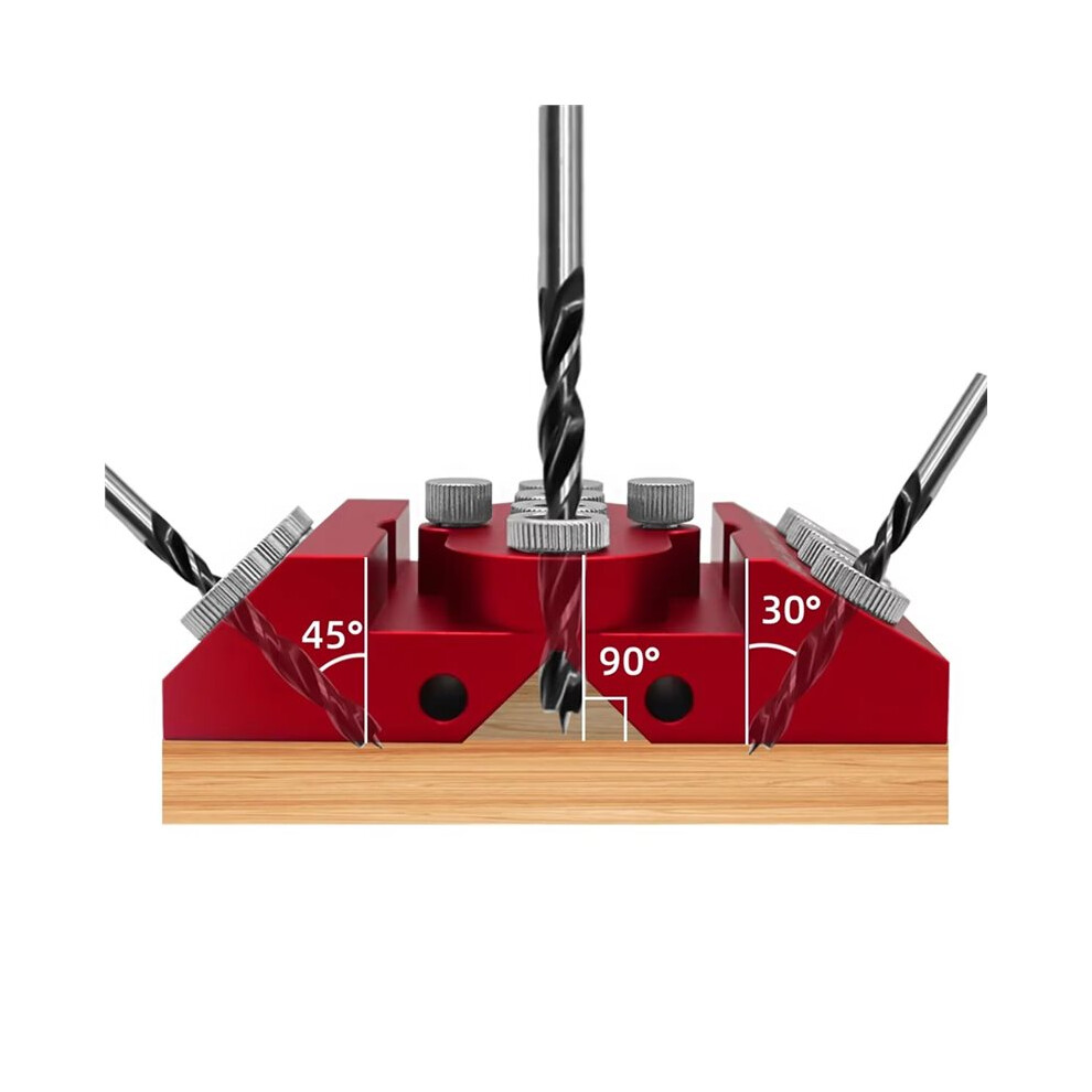 30/45/90 Degree Angled Drill Guide 4 Sizes Drill Hole Guide Jig For Stairs Handrail/Cable Railing 4711403569051