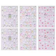 Unique Design Rich Floral Patterns, Decorative Crafts With Easy To Use Self-Adhesive, Best Gift For DIY Nail Art Women And Girls