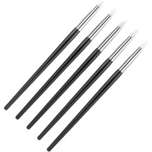 Tonmodellierwerkzeug-Set, komfortabler Halt: 5-teiliges Modellierstift-Set mit Gummispitze für vielseitige Formgebung, weiche, flexible