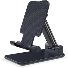 Állítható szögű mobiltelefon-állvány, biztonságos csúszásgátló markolat a biztonságos nézéshez, ergonomikus kialakítás asztali és