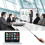 Expandable Whiteboard Pointer With Capacitive Screen Handwriting Function, Portable Stainless Steel Teacher Pointer, Comfortable Non-Slip Handle For 4