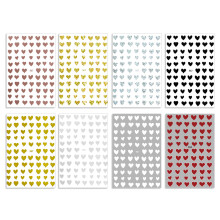 Decorações de unhas chiques, adesivos de unhas em formato de coração, autoadesivos, design exclusivo, ideais para o Dia dos Namorados, seguros e