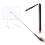 Expandable Whiteboard Pointer With Capacitive Screen Handwriting Function, Portable Stainless Steel Teacher Pointer, Comfortable Non-Slip Handle For 1