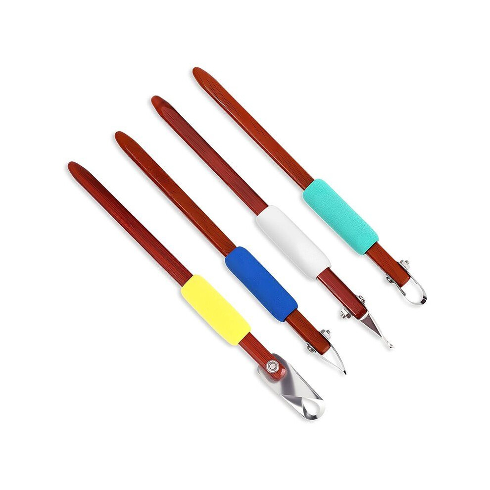 4Pcs Pottery Carving Tool Set Sculpture Scraper Modelling Tools Red Pear Wood Texture Handle 4713387288065