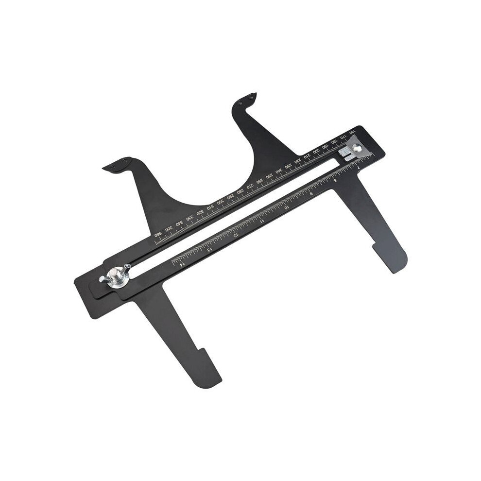 Dual Scale Steel Brake Measuring Tool 6.5-14.25 Inch For Brake Shoes Rear For Rotor Reset 6031242243294