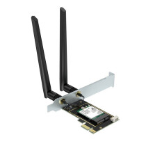 BE200 WiFi 7 Draadloze WiFi-Kaartadapter 8774M 2,4 GHz 5 GHz 6 GHz Tri-Band PCI-E 5.4 Netwerkkaart voor Win11