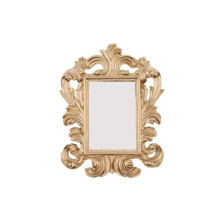 Gold Glitter Photo Frame Retro Golden Picture Holder for Desk or Wall Wedding Decor