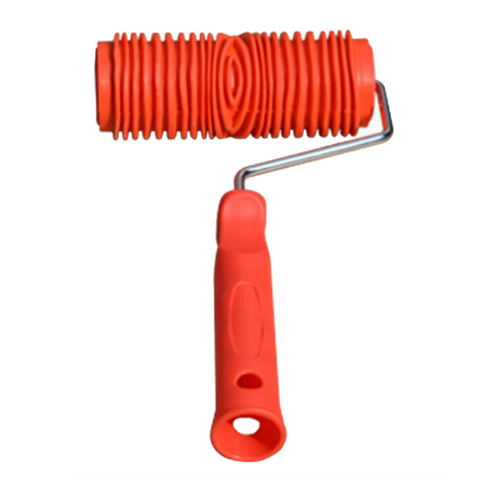 7 Inch Wood Grain Roller Rubber Grain Painting Tool Wood Texture 7732000595967