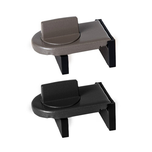 Aluminium Alloy Adjustable Sliding Window Locks Window-Brown 1