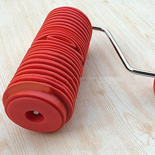 Rubber Wood Graining Knurling Tool Wood Pattern Roller Paint 2