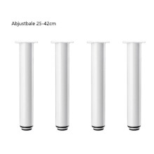 Flexible Right Angle Support Sofa Legs Furniture-25cm White