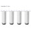 4Pcs Adjustable Right Angle Support Sofa Legs Light-12cm White 1