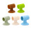 Silicone Anti-Collision Wall Protector Door Handle Crash-Green 2