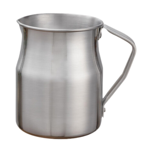 (silver, 2L) Steaming Pitcher Milk Jug With Handle Provides Ergonomics For 2