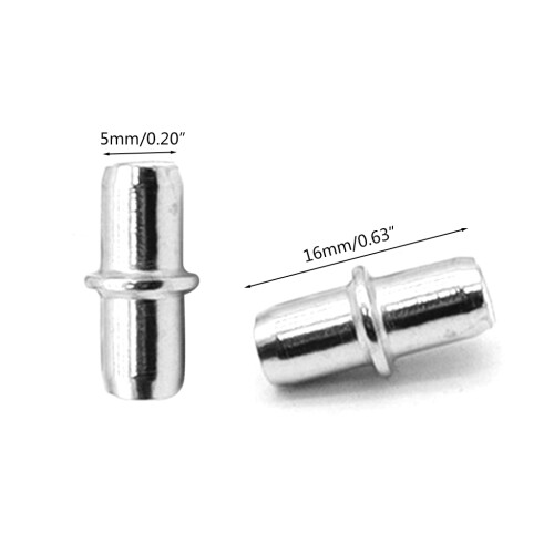 50 Pieces Shelf Pins Wall Layer Board Pin Fixing Parts Support 1