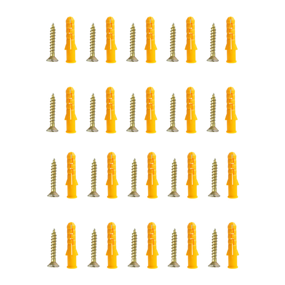 20/40Pcs Drywall Anchors And Screws Plastic Expansion Pipe-B 7732000588808