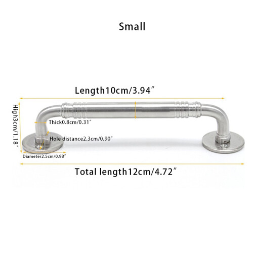 Kitchen Cabinet Handle Silver Cabinet Pull Cabinet-small 2