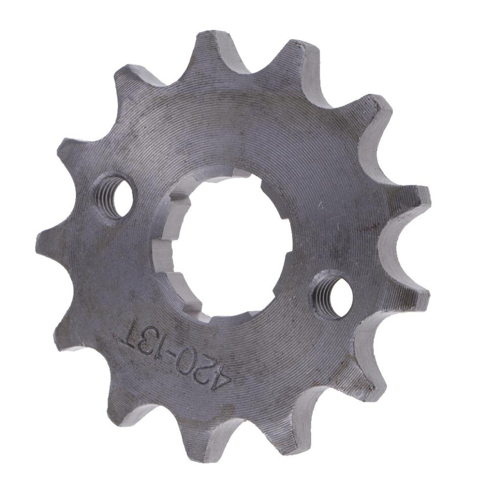 Rust Resistant 20mm 420 Chain Front Sprocket Cog 13 Tooth Sprocket For
