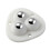 4 Pieces Self Adhesive Universal Wheels Rotatable Caster-White 5