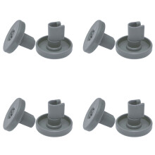 Roulettes de panier pour lave-vaisselle, paquet de 8 DarkGrey 40 mm