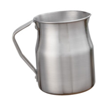 (silver, 2L) Milk Frothing Pitcher Steaming Pitcher Frothing Cup Accessory