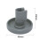 Korbräder für Geschirrspüler 8er-Pack DarkGrey 40 mm 2