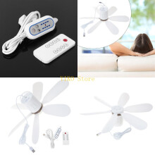 K32C 15,7 Zoll USB-Deckenventilator-Fernbedienung 4-Geschwindigkeits-Timer für den Innenbereich