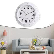 Stille Wanduhr für Wohnzimmer Moderne Wohneinrichtung Glatter Sweep Gebrauchter Groß, leicht lesbare Zahlen Weiß 28 cm