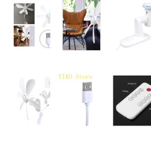 K32C 4-Geschwindigkeits-USB-Stromventilator mit Fernbedienung für Büro