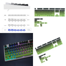 652F Seitendruck durch die Tastenkappe OEM PBT-Tastenkappen Double Shot Backlit 133 Keycap Ersatz für mechanische Tastatur