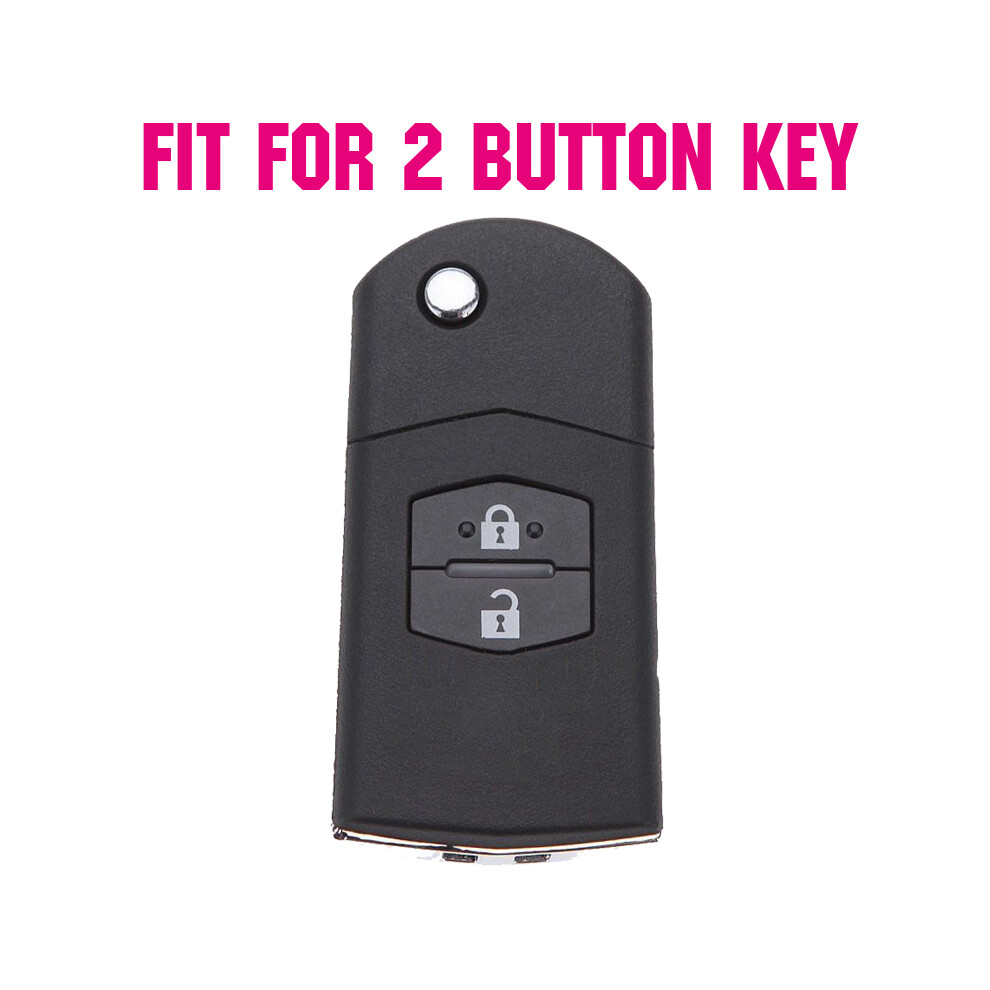 Ax 2 Button Silicone For Mazda Demio 2 3 5 6 M2 M3 M5 M6 Cx-5 Cx-7 Cx-9 Rx-8 Mx5 Mpv Car Remote Key Fob Shell Cover Case 6935161448078