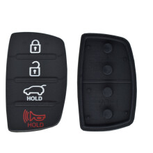 Ersatz-Gummi-4-Tasten-Pad für Hyundai Tucson Santa fe / ix45 Sonata i40 Remote Car Repair Schlüsselanhänger